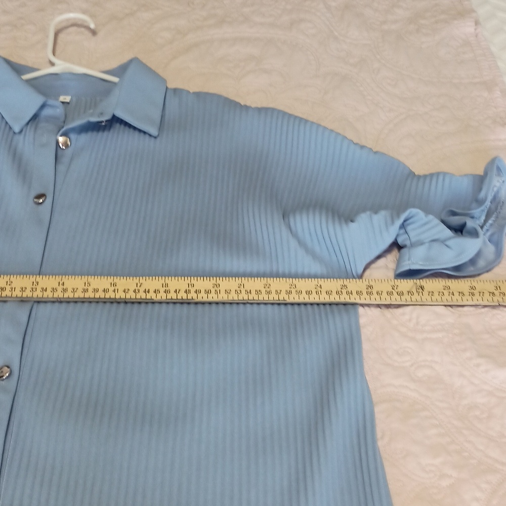 Women's Ruffle Mini Dress - Picture 3 of 7